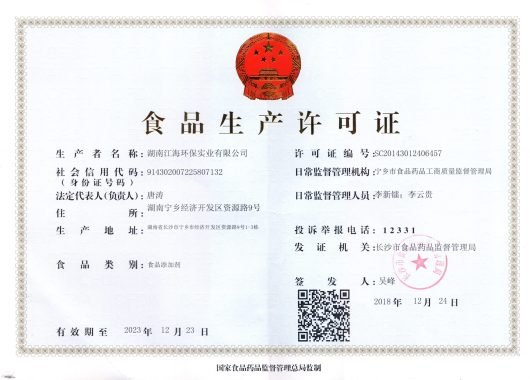 Food Production License